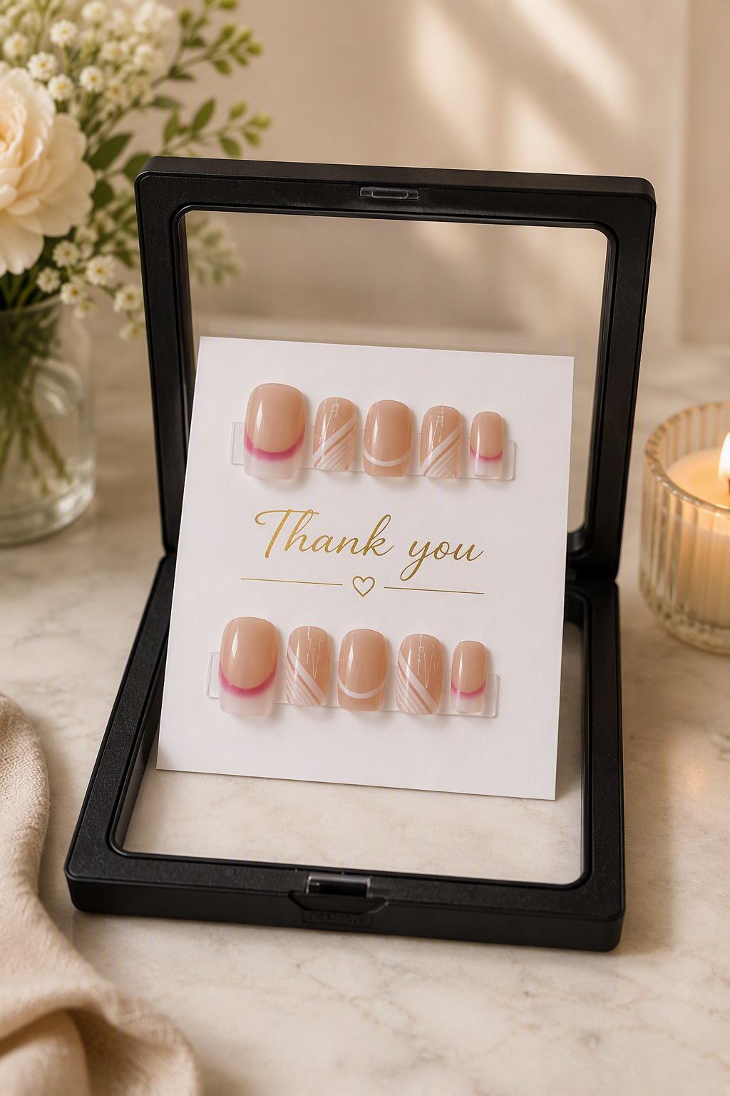 Blush Serenity Press-On Nails