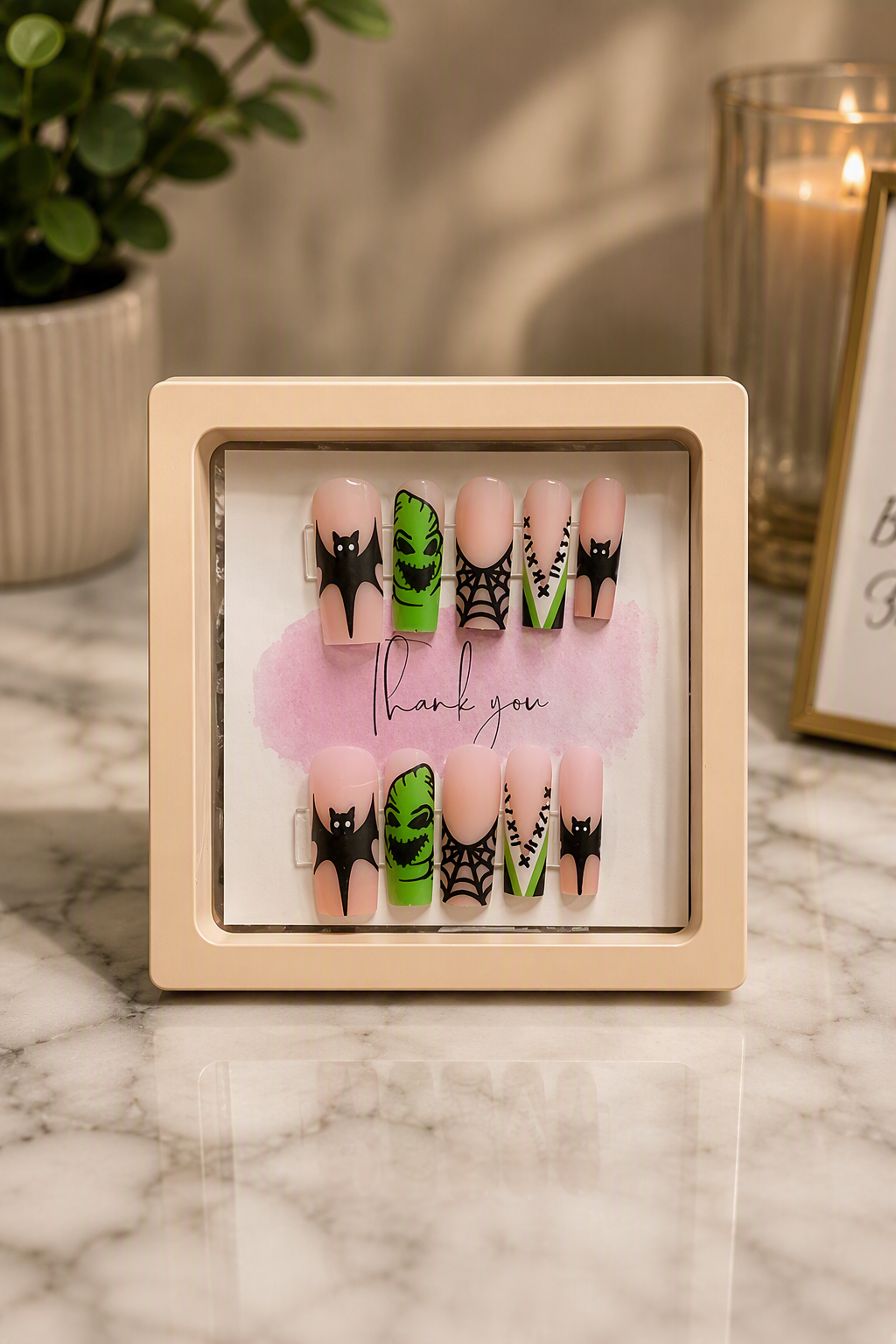 Oogie Boogie Night Press-On Nails