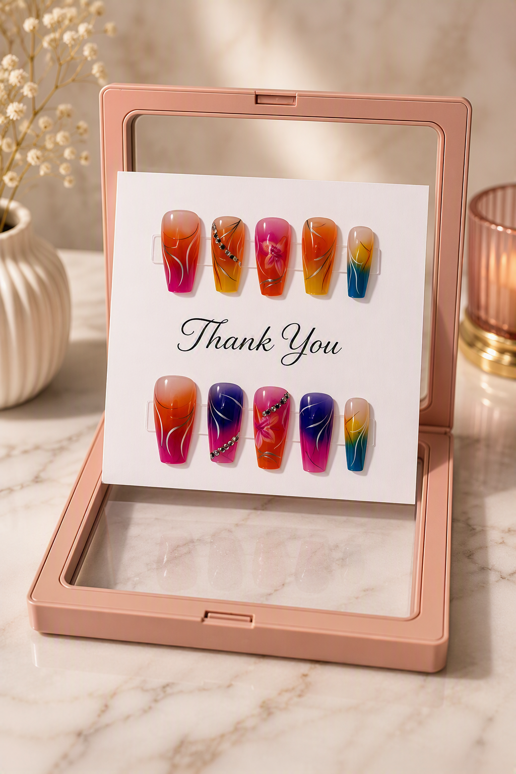 Paradise Bloom Press-On Nails