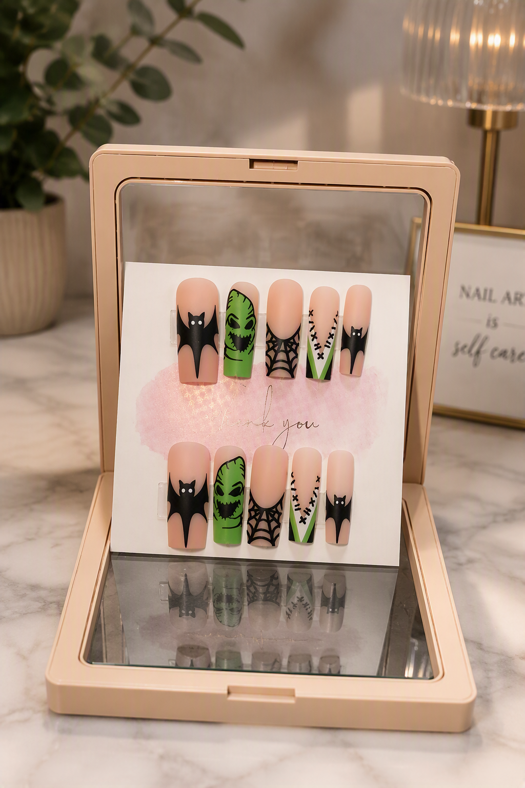 Oogie Boogie Night Press-On Nails