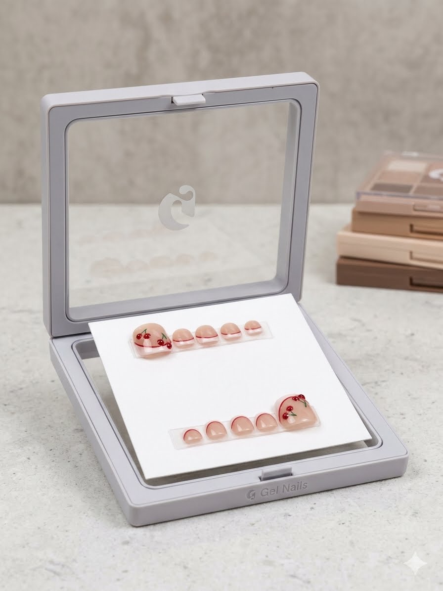 Forbidden Cherry Bundle – Press-On Nails & Toes