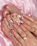 Forbidden Cherry Bundle – Press-On Nails & Toes