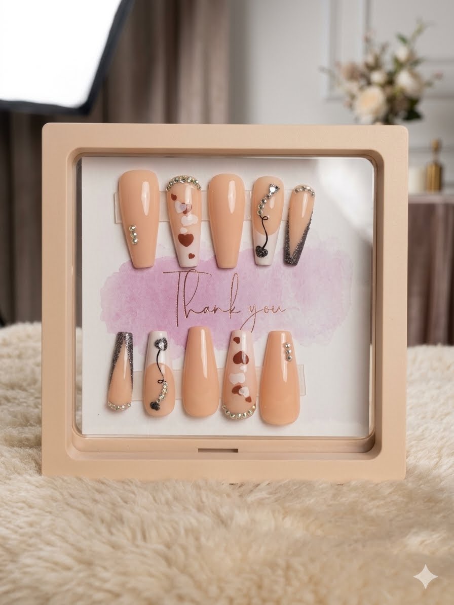 Heartstrings Press-On Nails