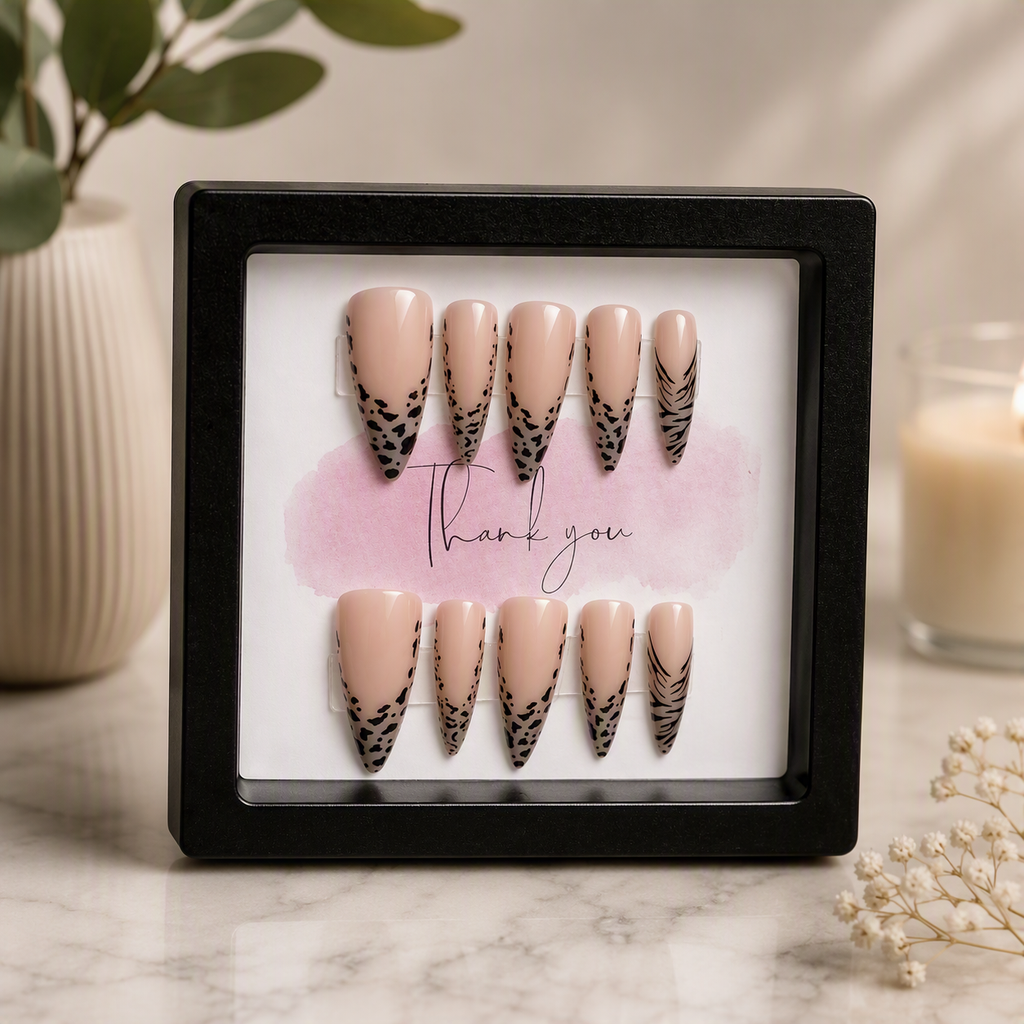 Safari Chic Press-On Nail Set