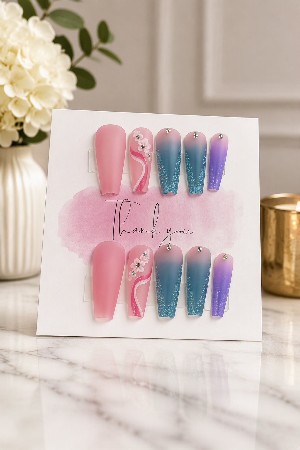 Siren's Garden Press-On Nails