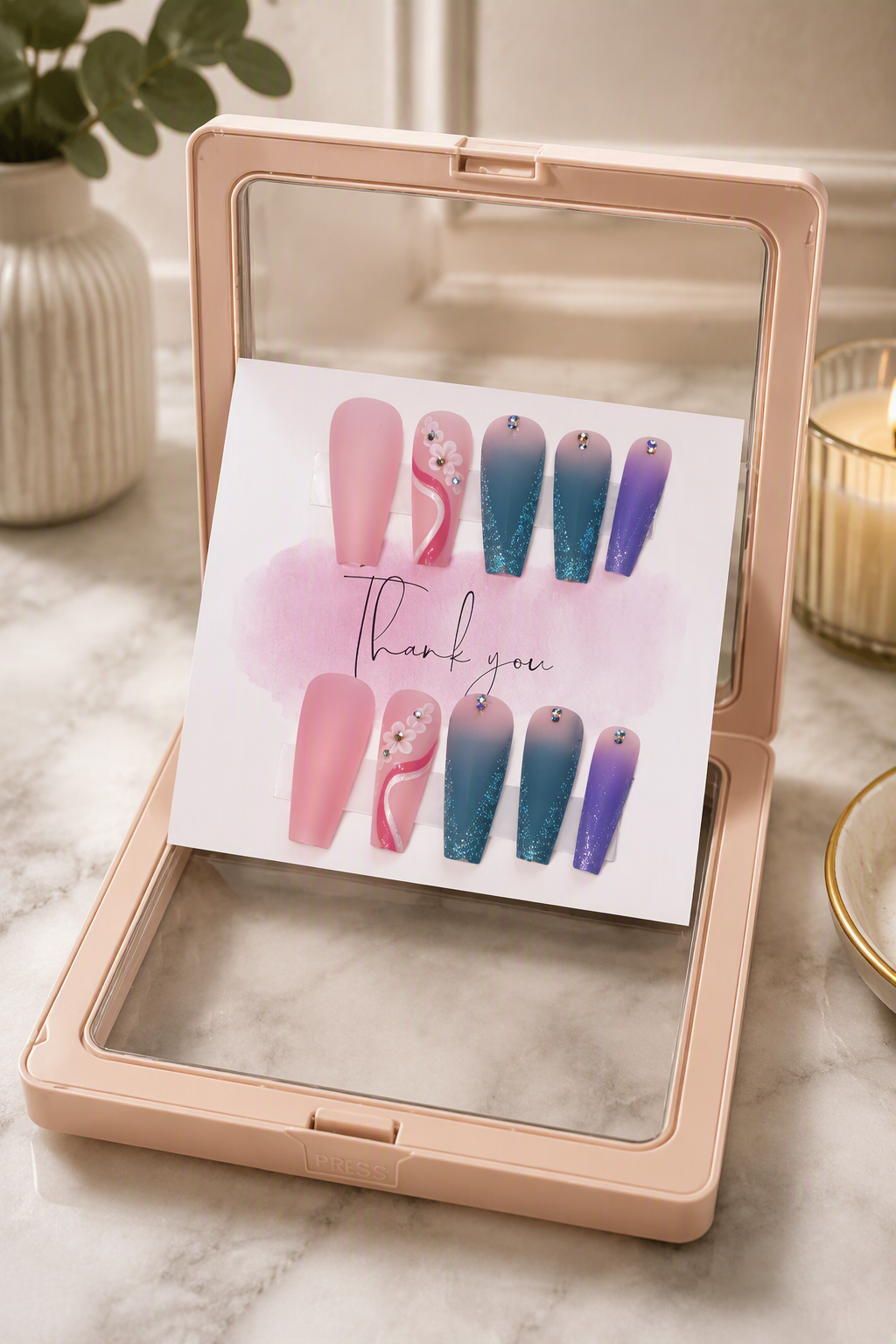 Siren's Garden Press-On Nails