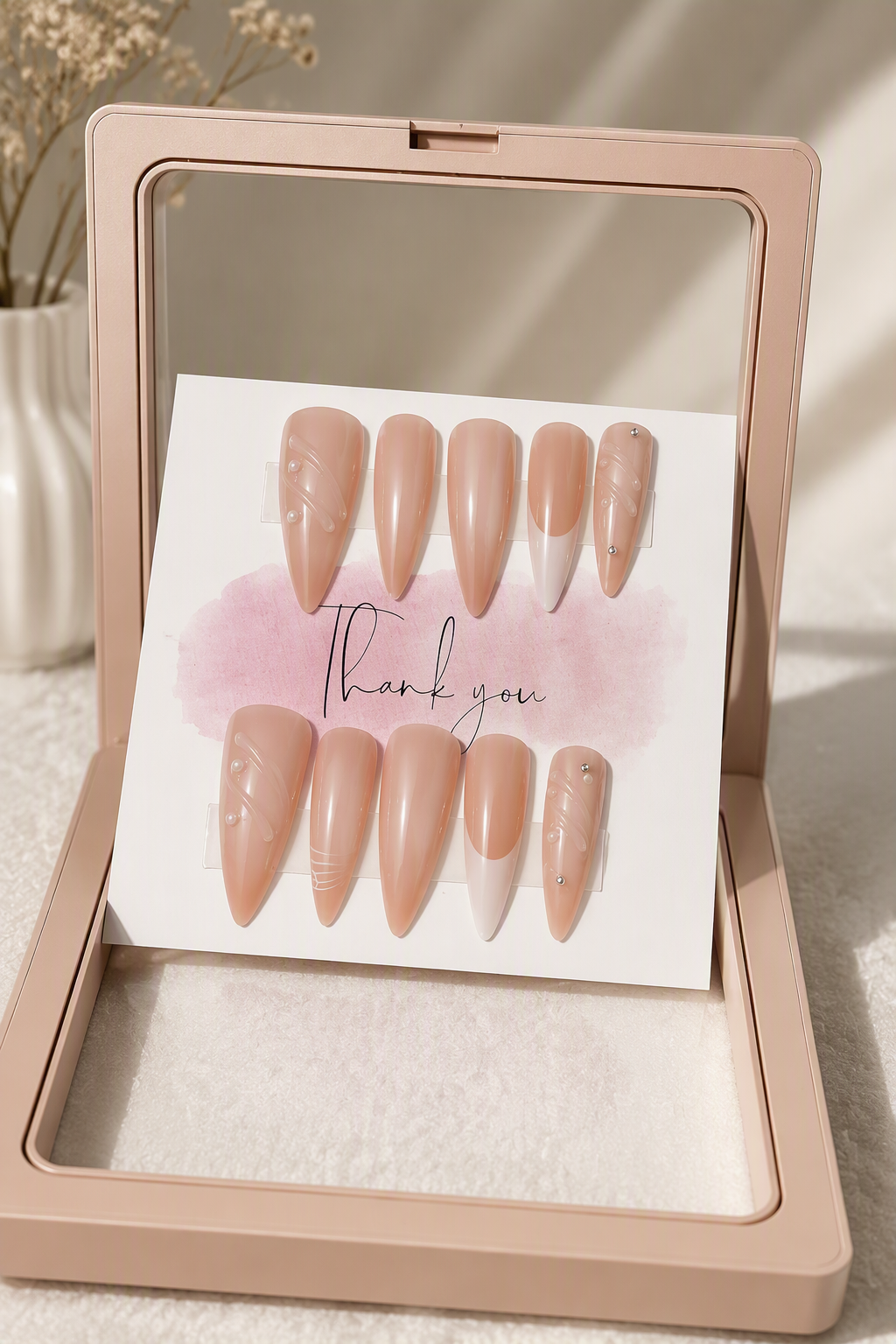 Pearls & Promises Press-On Nail Set