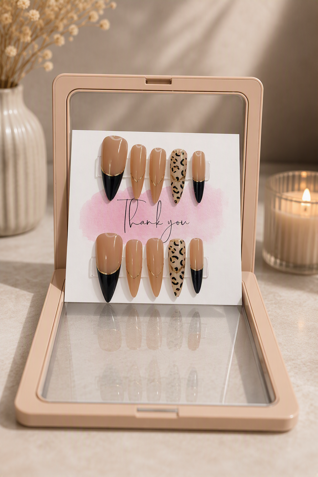 Untamed Elegance Press-On Nail Set