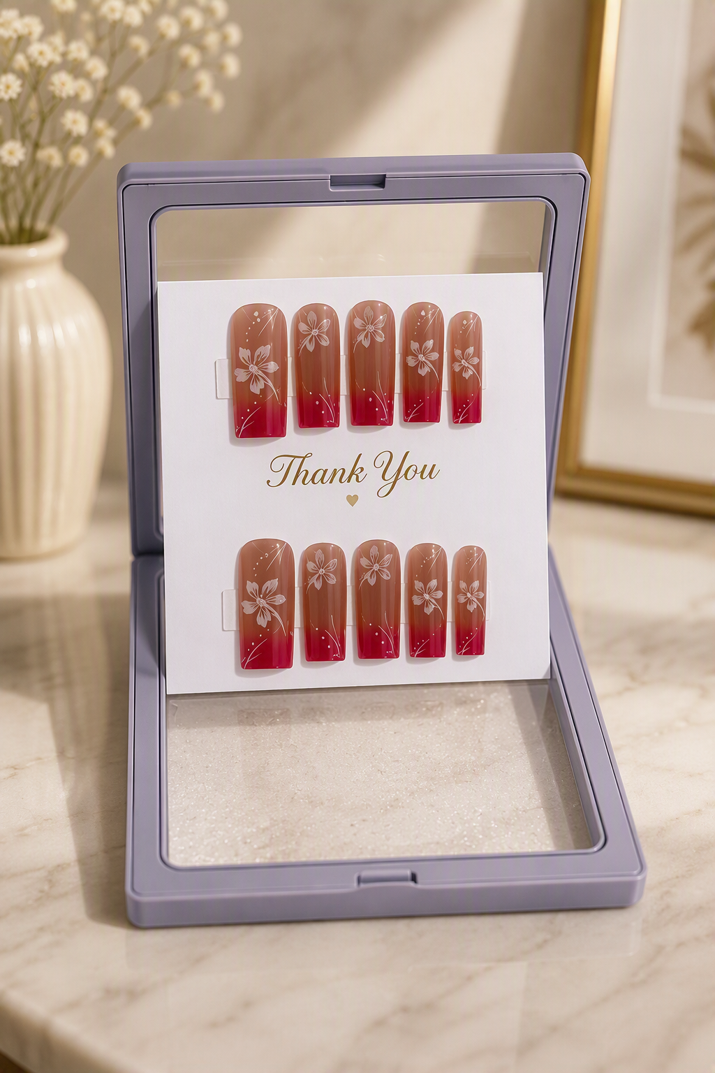 Sakura Sunset Press-On Nails