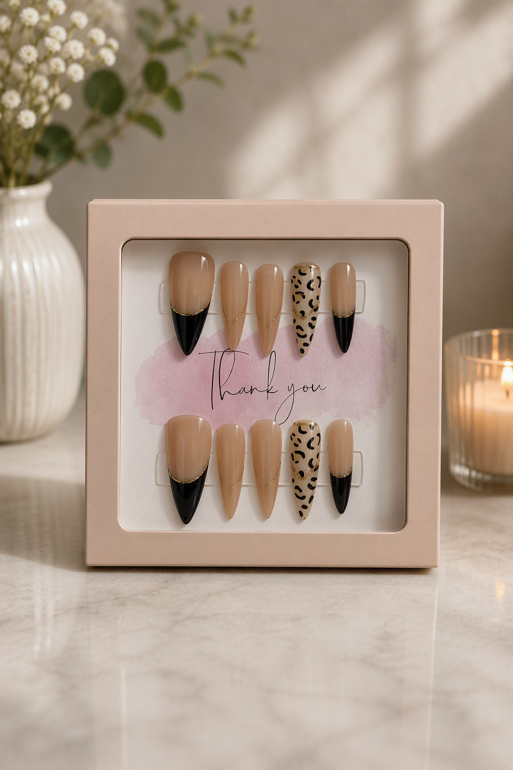 Untamed Elegance Press-On Nail Set