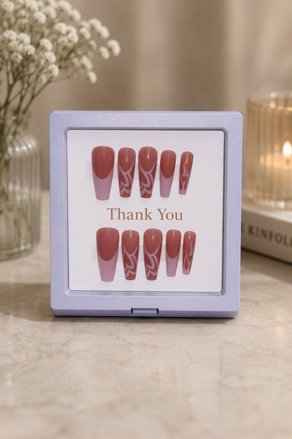 Love Letter Latte Press-On Nails