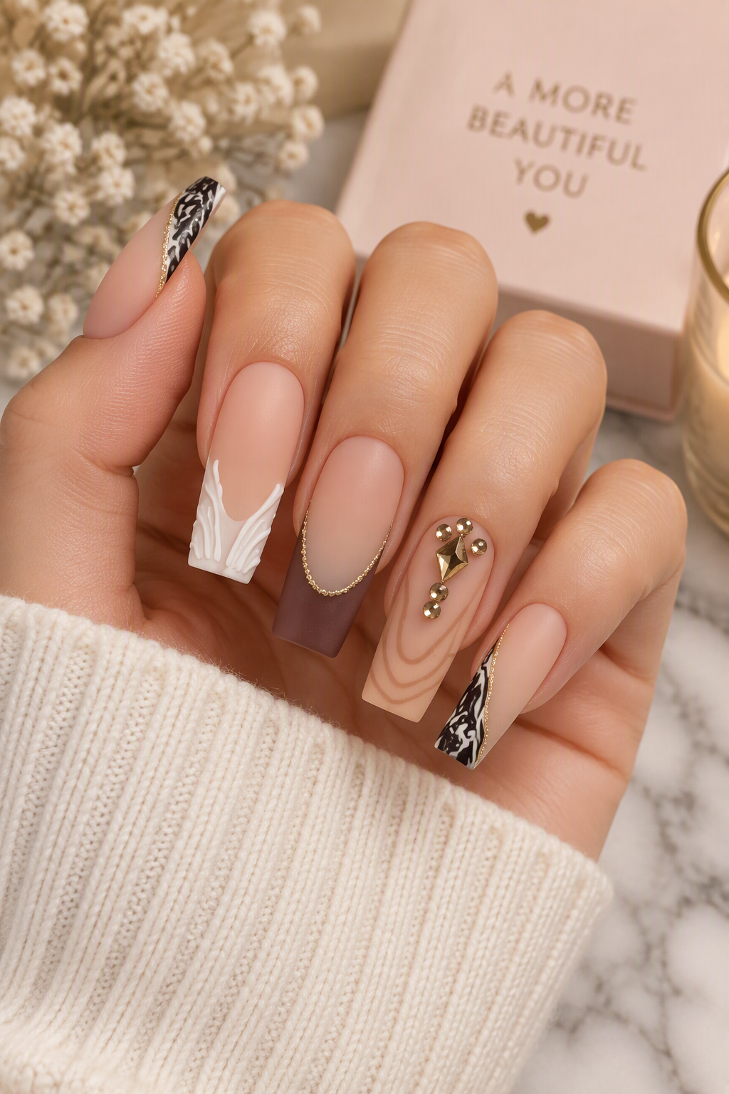 Blush & Bijou Press-On Nails