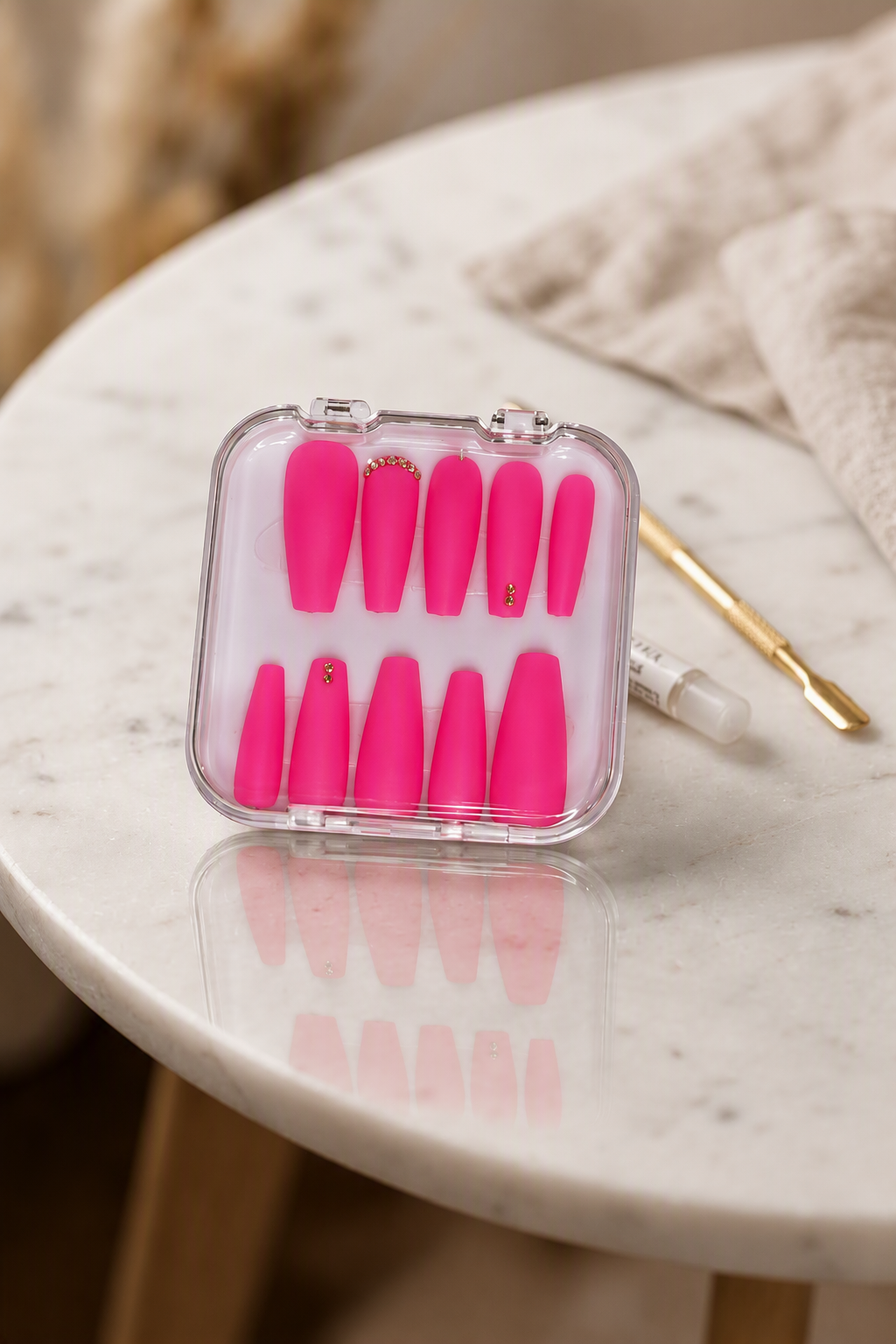 💕 Pink Me Later Press-On Nails