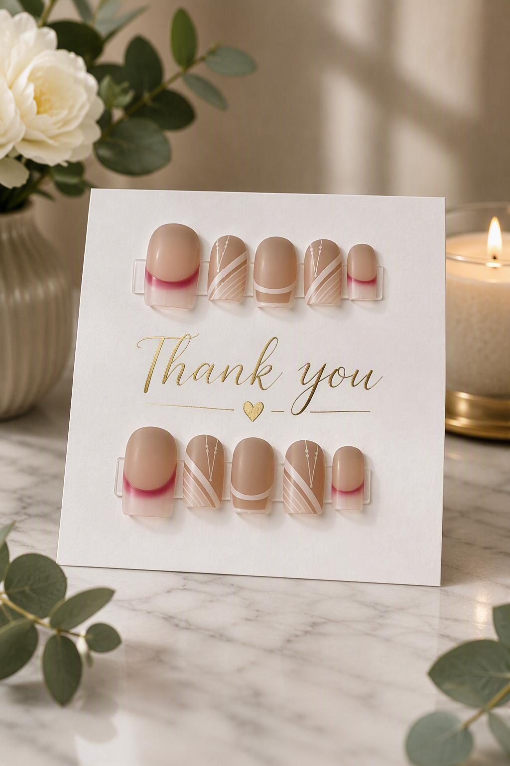 Blush Serenity Press-On Nails