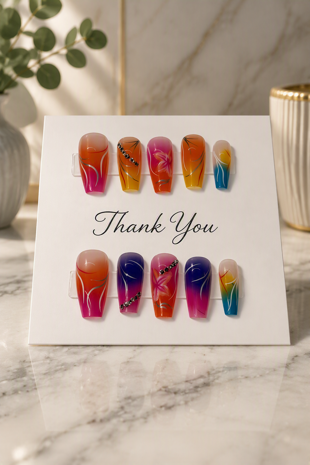 Paradise Bloom Press-On Nails