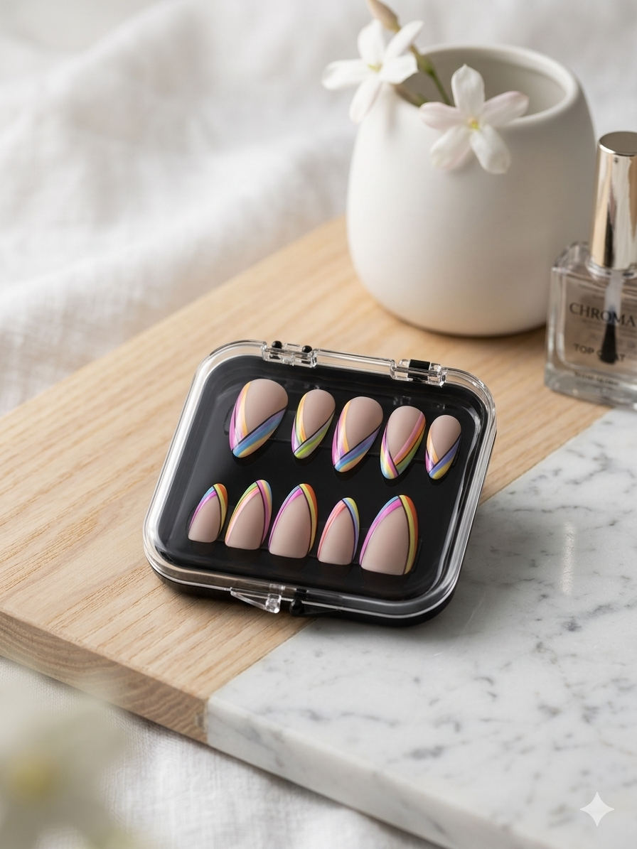 Prism Princess Press-On Nails – Short
