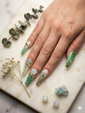 Emerald Enchanted Press-On Nails