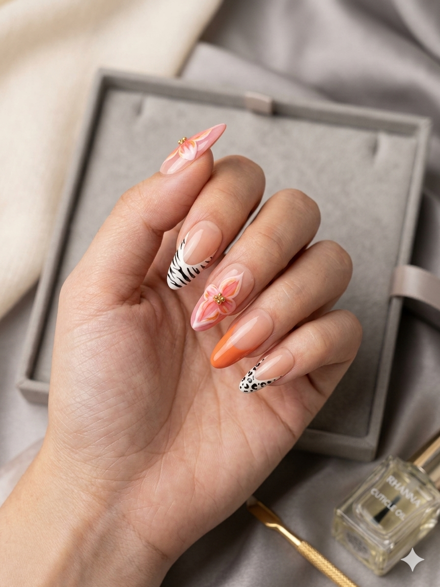 Safari Sunset Bundle – Press-On Nails & Toes