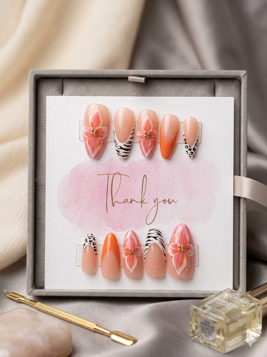 Safari Sunset Bundle – Press-On Nails & Toes