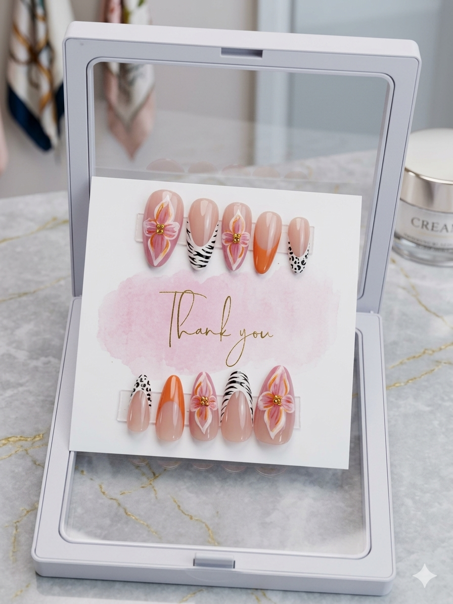 Safari Sunset Bundle – Press-On Nails & Toes