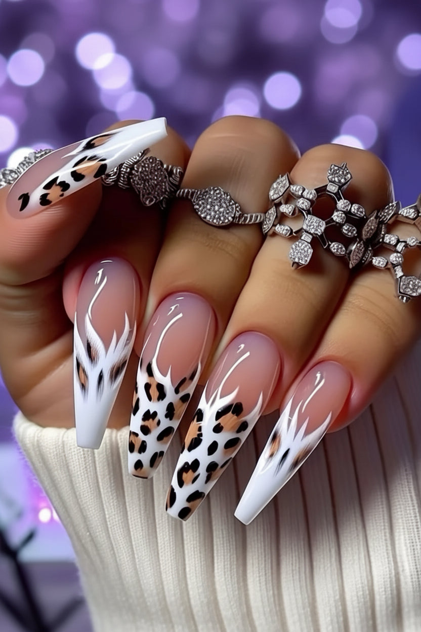 Wild Side Leopard Print Press-On Nail Set