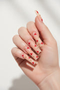 Sweetheart Rhinestone Press-On Nails 