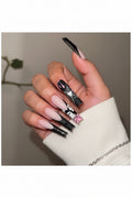 Gothic Glam Halloween Press-On Nails