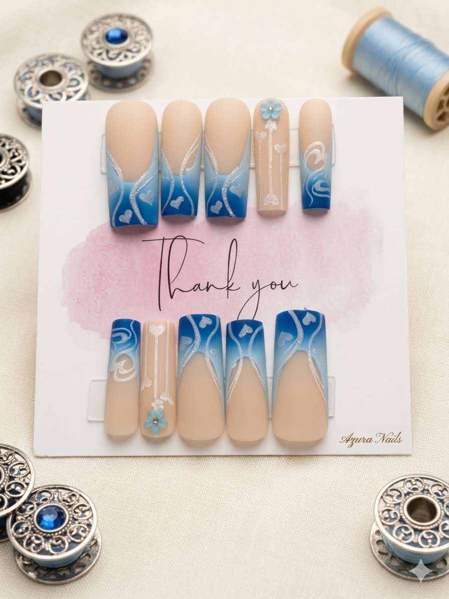 Bluebell Kisses Press-On Nails