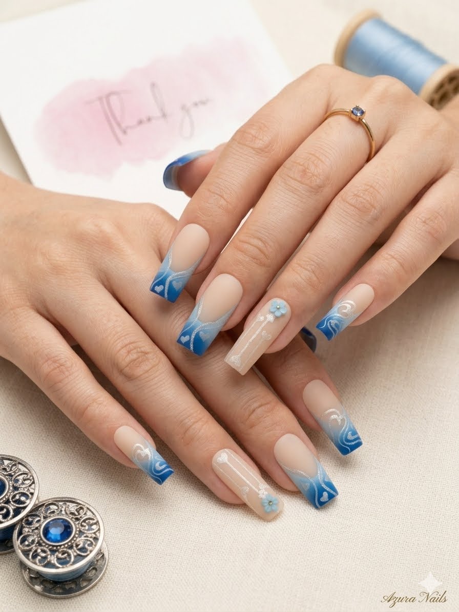 Bluebell Kisses Press-On Nails