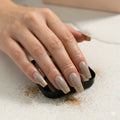 Gold Glitter French Tip Press-On Nail Set