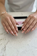 Mocha Bloom Press-On Nails