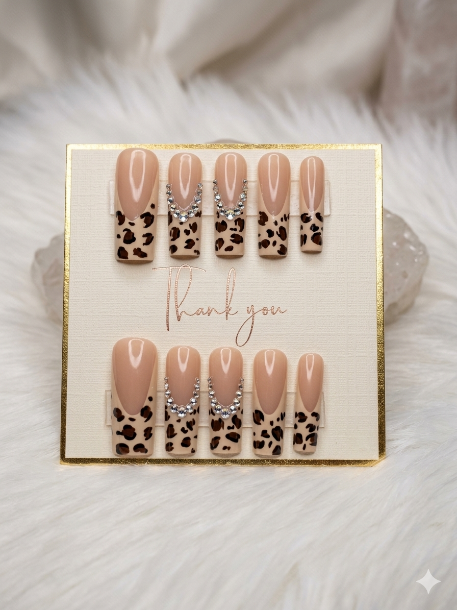 Champagne Catwalk Press-On Nails