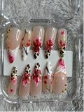 Floral Leopard Luxe Press-On Nail Set