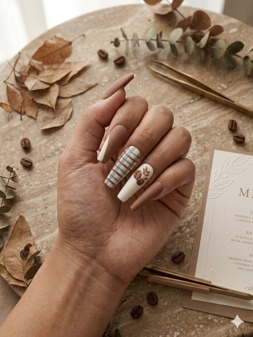 Autumn Brew Press-On Nails