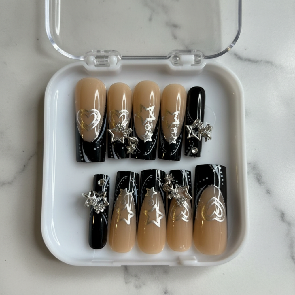 Midnight Star Glam Press-On Nail Set