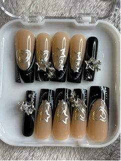 Midnight Star Glam Press-On Nail Set