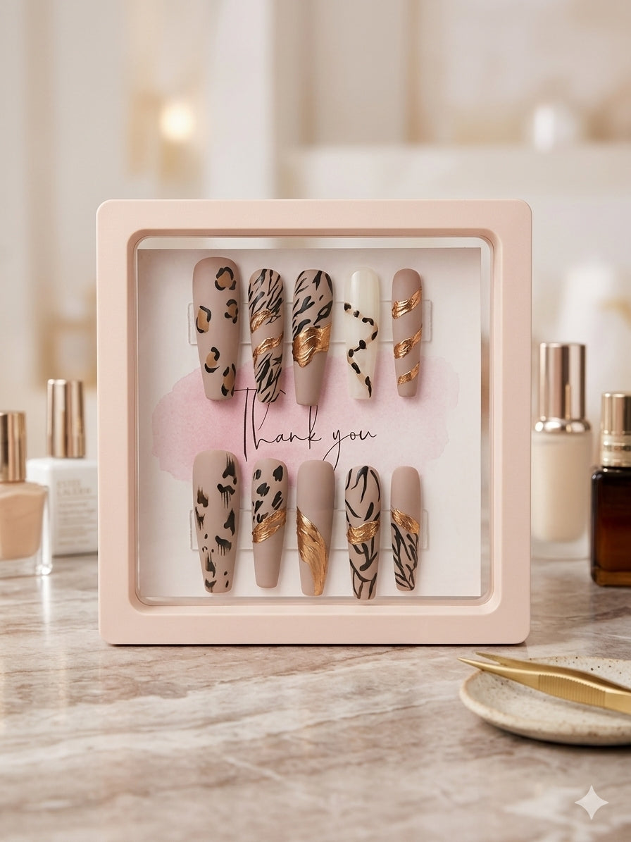 Gilded Wild Press-On Nails