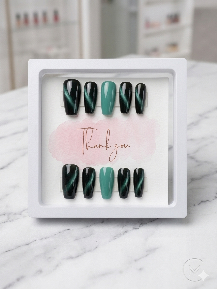 Midnight Mirage Press-On Nails