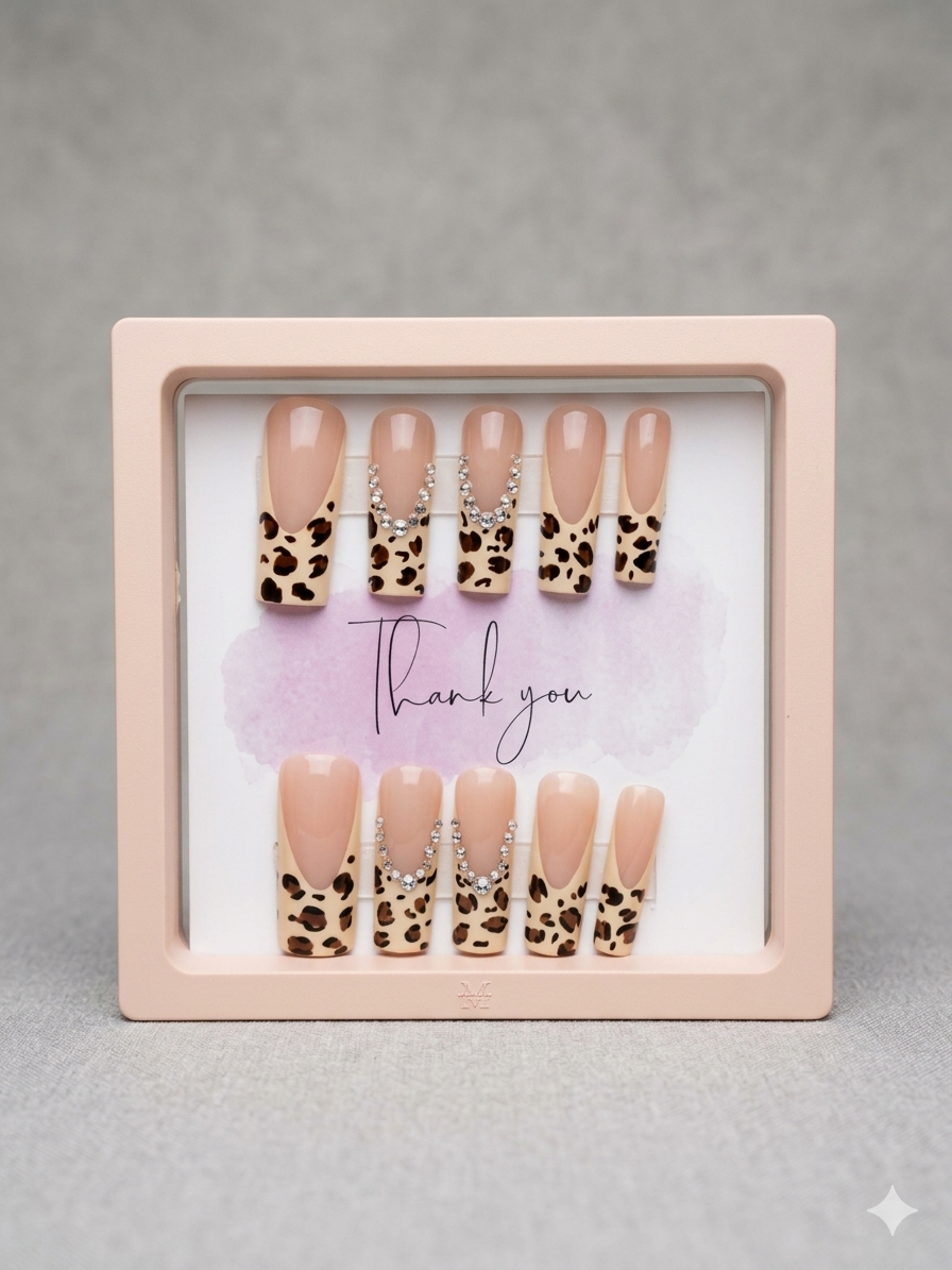 Champagne Catwalk Press-On Nails