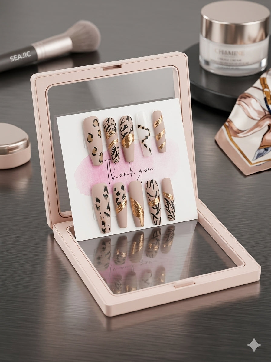 Gilded Wild Press-On Nails