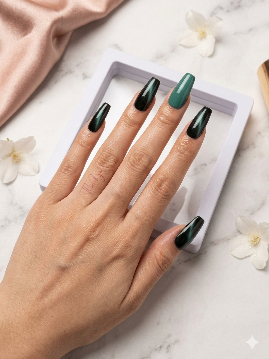 Midnight Mirage Press-On Nails