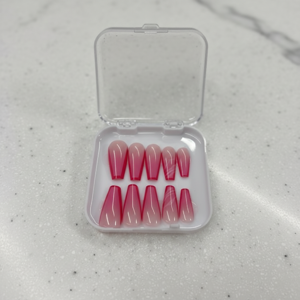 Pink Ombré Press-On Nails