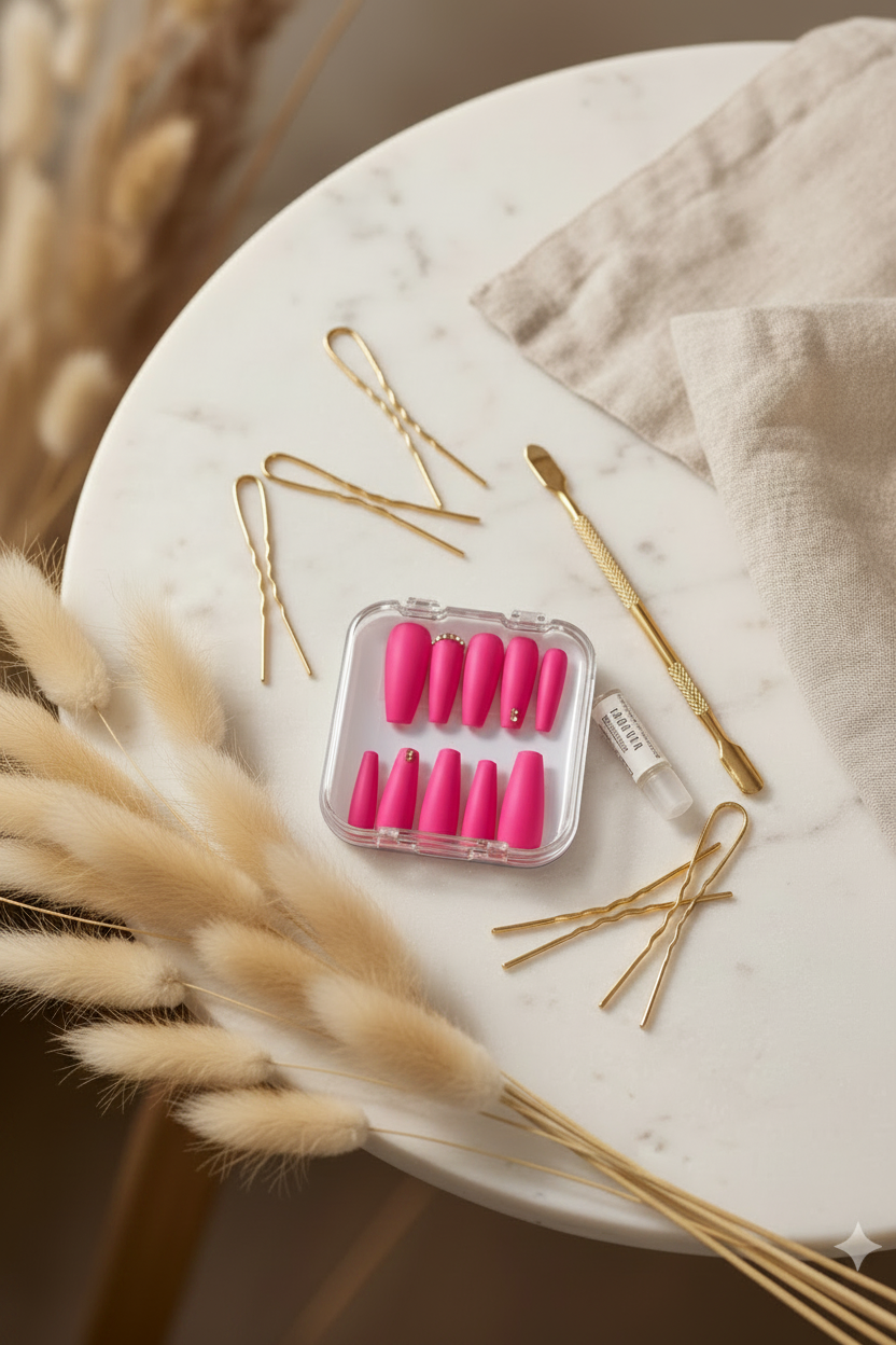 💕 Pink Me Later Press-On Nails
