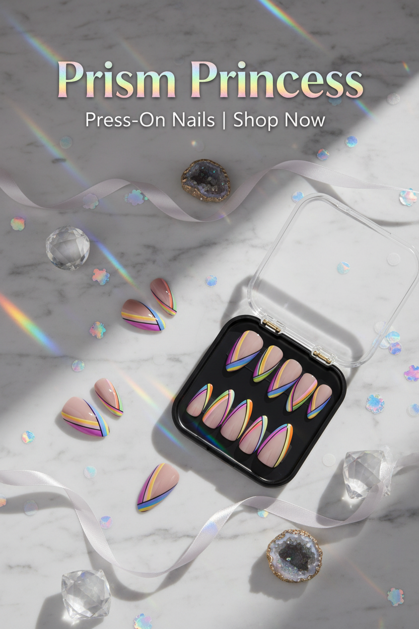 Prism Princess Press-On Nails – Short