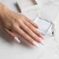 Swirl Rhinestone Press-On Nail Set